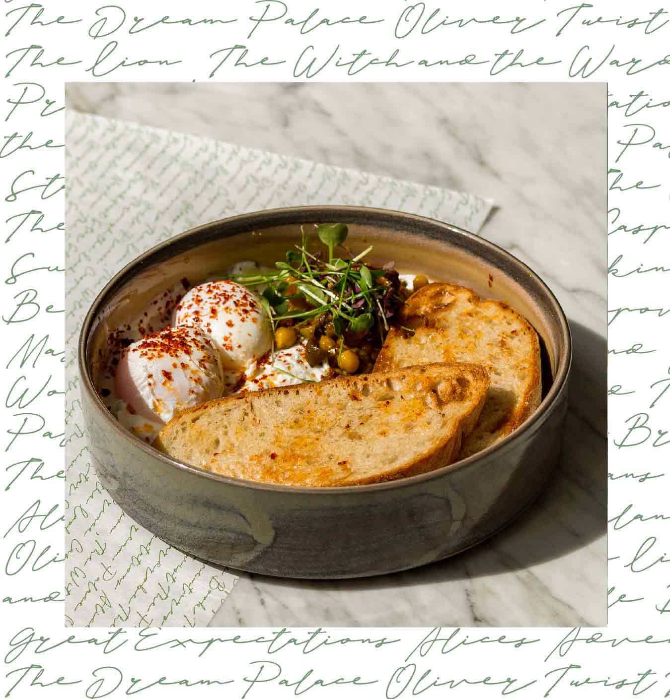 Mushrooms on toast served at The Sage
